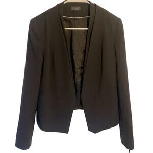 Topshop Black Cropped Blazer (W8)